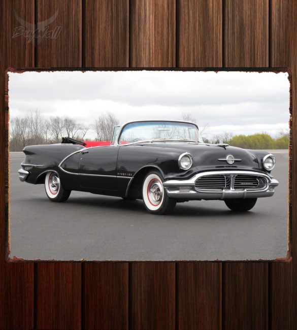 Металлическая табличка Oldsmobile 98 Starfire Convertible Металлическая табличка Oldsmobile 98 Starfire Convertible